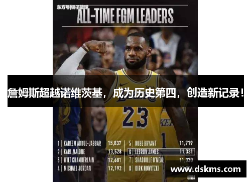 詹姆斯超越诺维茨基，成为历史第四，创造新记录！